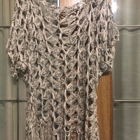 Mystree Knitted/Crocheted top Boho - Picture 7 of 9